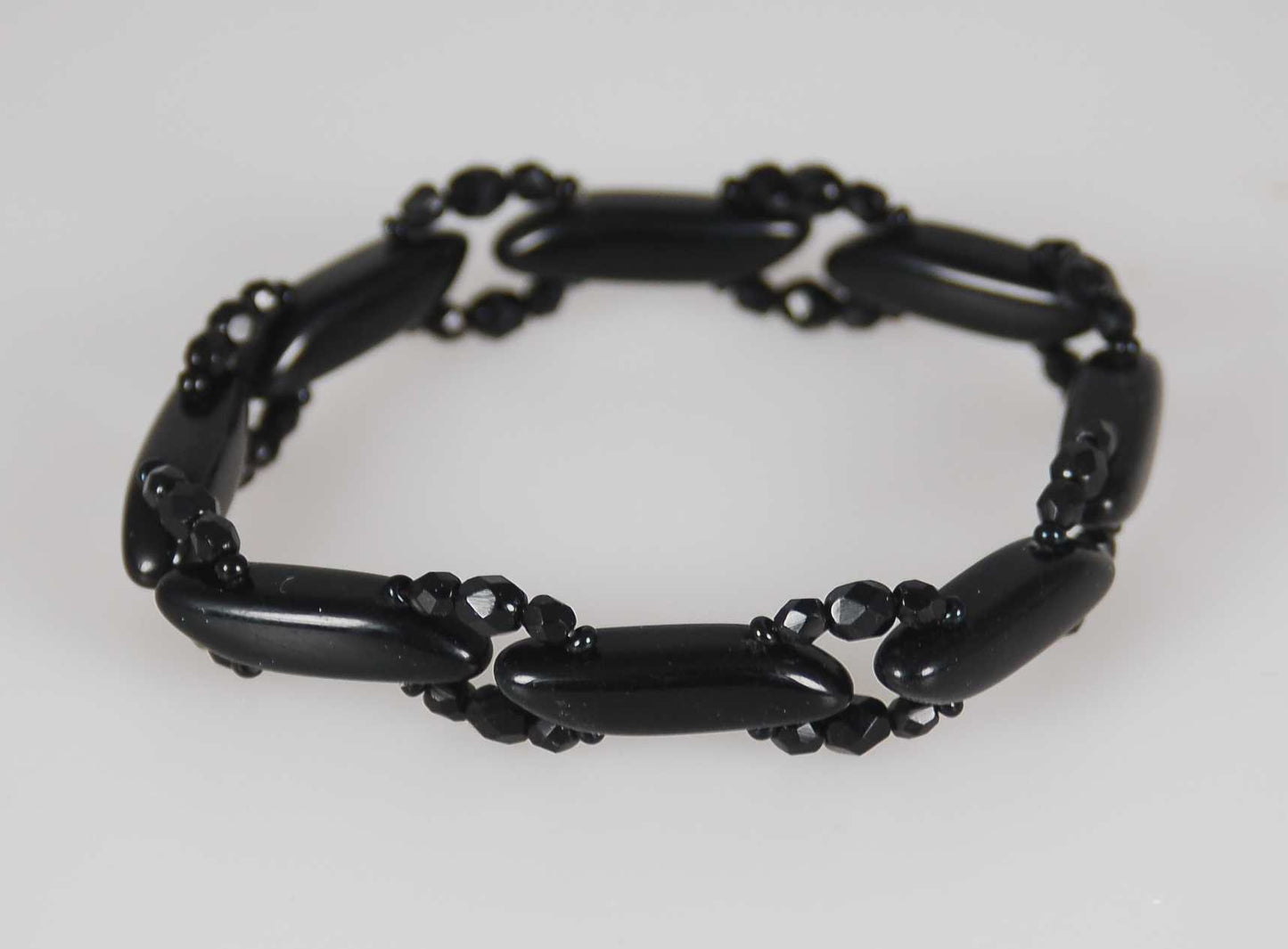 3 pcs Jewelry piece with Czech Glass Beads (OUTLET Vintage)