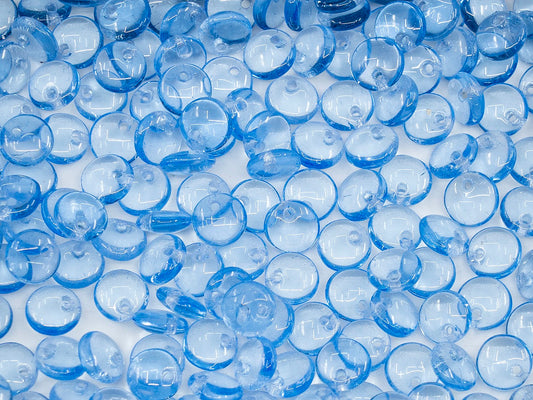 OUTLET Lentil Beads Flat Round, 6 mm, Glass, Czech Republic