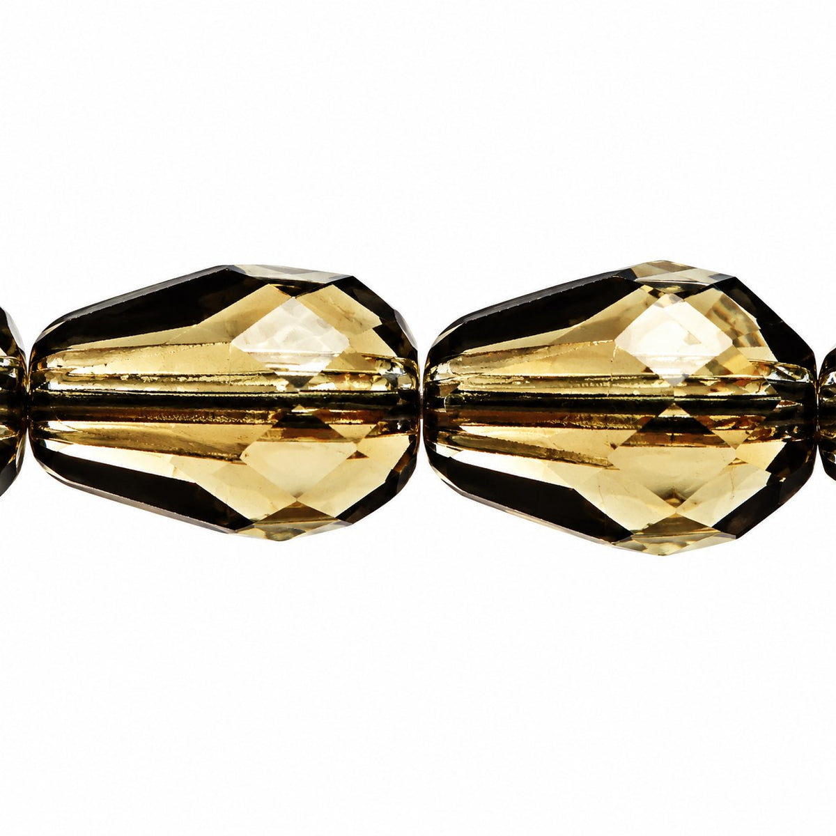 Faceted Fire Polished Beads Special Cut, Gray (40010), Glass, Czech Republic
