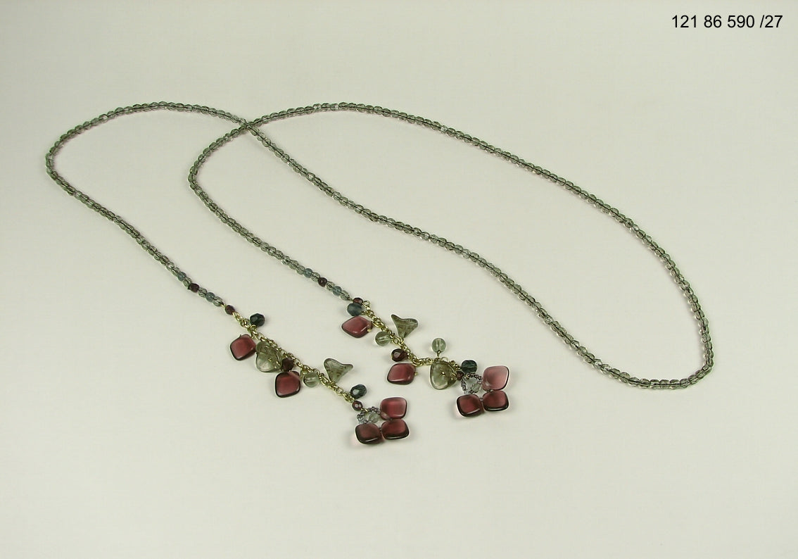 3 pcs Jewelry piece with Czech Glass Beads (OUTLET Vintage)