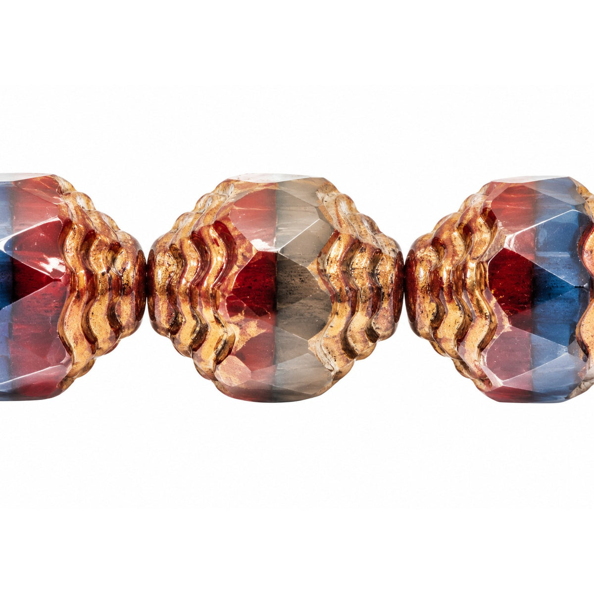 Special Cut Faceted Fire Polished Beads, X1163 Purple (x1163-15726), Glass, Czech Republic