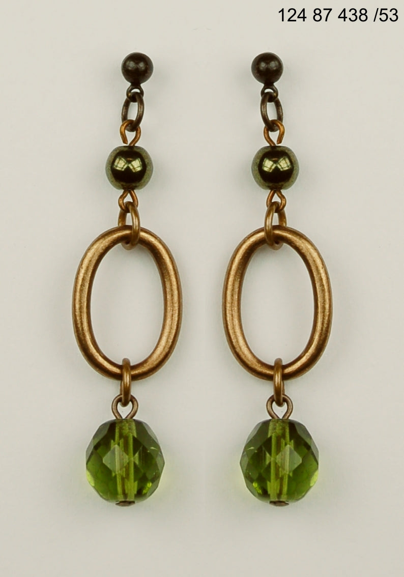 3 pcs Jewelry piece with Czech Glass Beads (OUTLET Vintage)