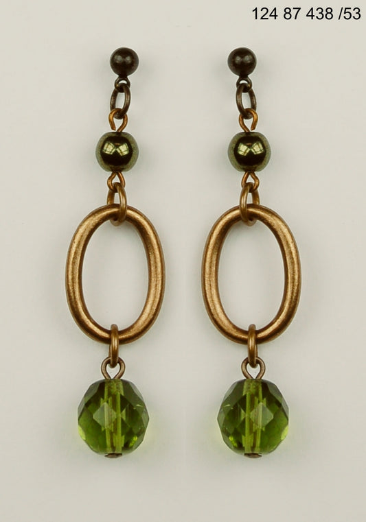 3 pcs Jewelry piece with Czech Glass Beads (OUTLET Vintage)