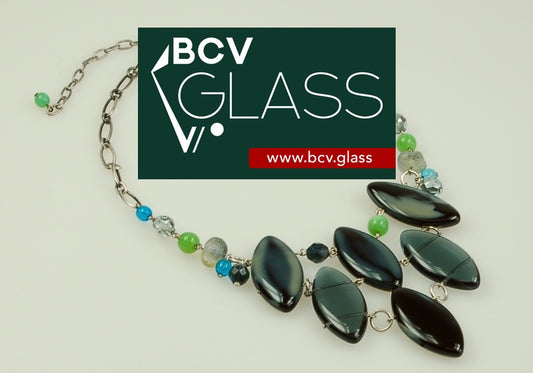 3 pcs Jewelry piece with Czech Glass Beads (OUTLET Vintage)