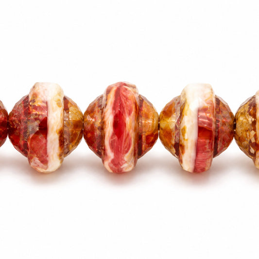Faceted Special Cut Beads Ufo, Ts030 Stain Strong (ts030-86805), Glass, Czech Republic