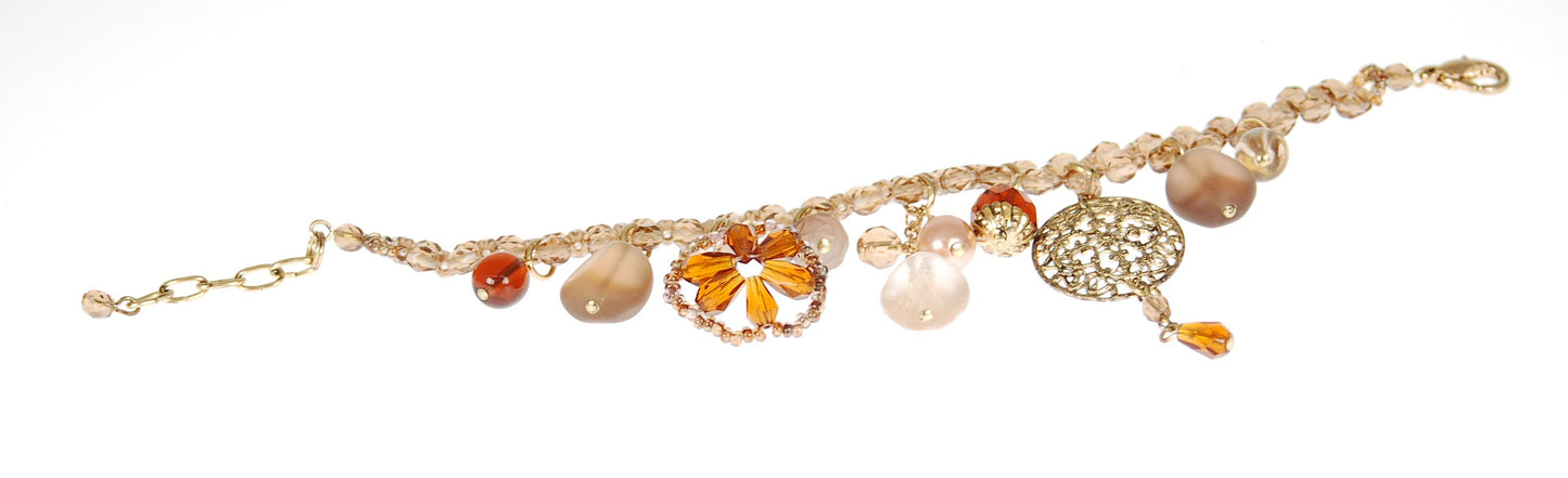 3 pcs Jewelry piece with Czech Glass Beads (OUTLET Vintage)