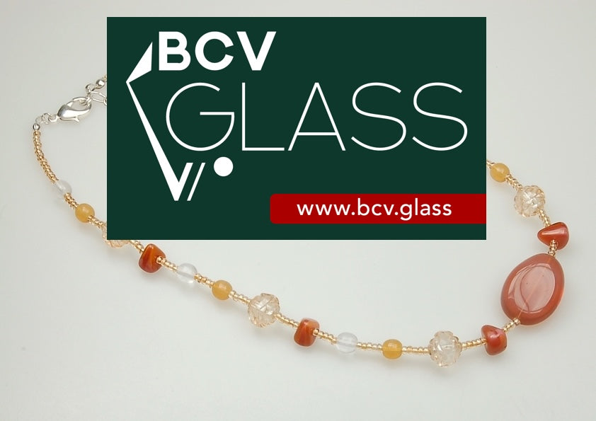 3 pcs Jewelry piece with Czech Glass Beads (OUTLET Vintage)