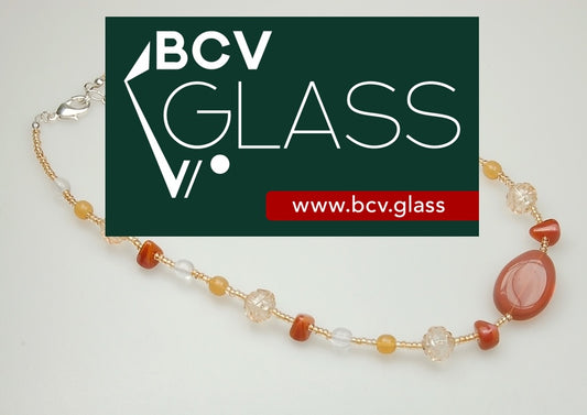 3 pcs Jewelry piece with Czech Glass Beads (OUTLET Vintage)