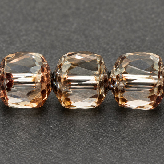 Cathedral Faceted Fire Polished Beads, Crystal Stain Strong (00030-86805), Glass, Czech Republic