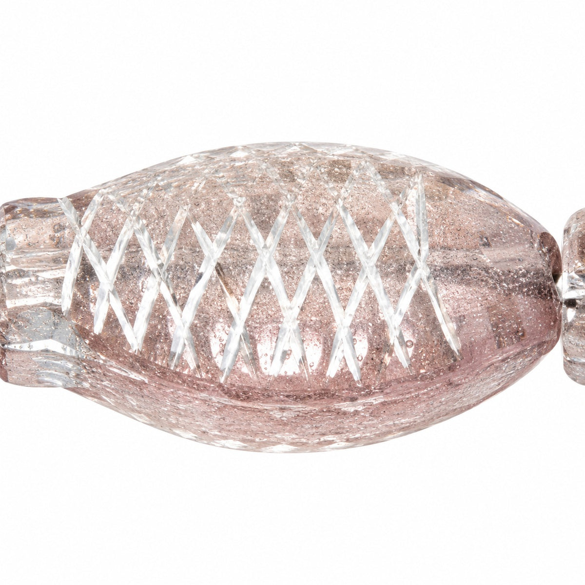 Fish Shaped Beads, Transparent Light Amethyst Silver Lined (20000-54301), Glass, Czech Republic