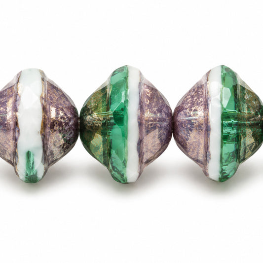 Faceted Special Cut Beads Ufo, X3114 Bronze (x3114-14415), Glass, Czech Republic