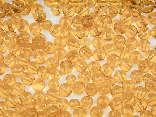 OUTLET 圆珠，4 毫米，玻璃，捷克共和国