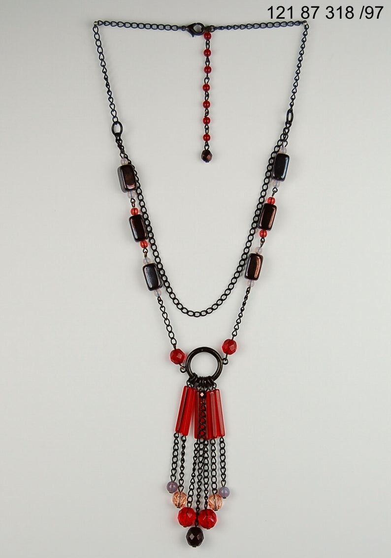 3 pcs Jewelry piece with Czech Glass Beads (OUTLET Vintage)