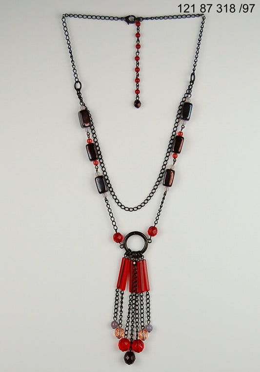 3 pcs Jewelry piece with Czech Glass Beads (OUTLET Vintage)