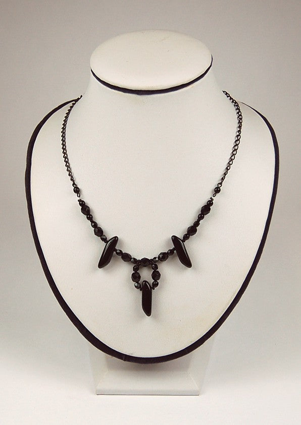 3 pcs Jewelry piece with Czech Glass Beads (OUTLET Vintage)