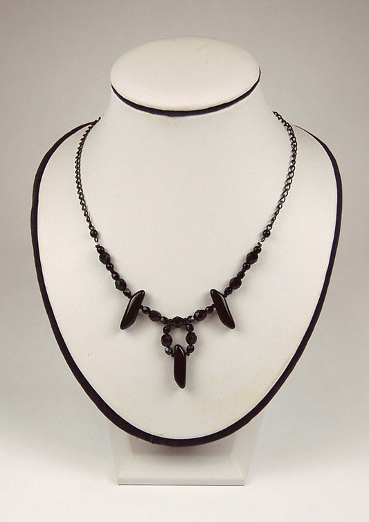 3 pcs Jewelry piece with Czech Glass Beads (OUTLET Vintage)