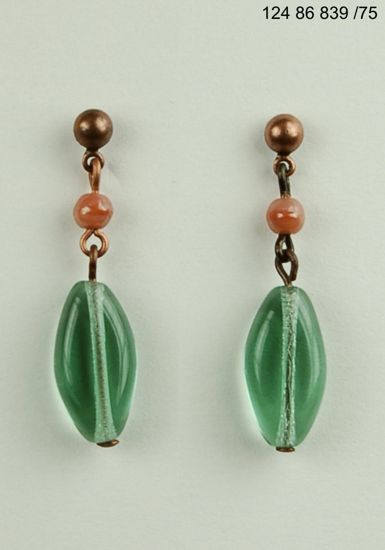 3 pcs Jewelry piece with Czech Glass Beads (OUTLET Vintage)