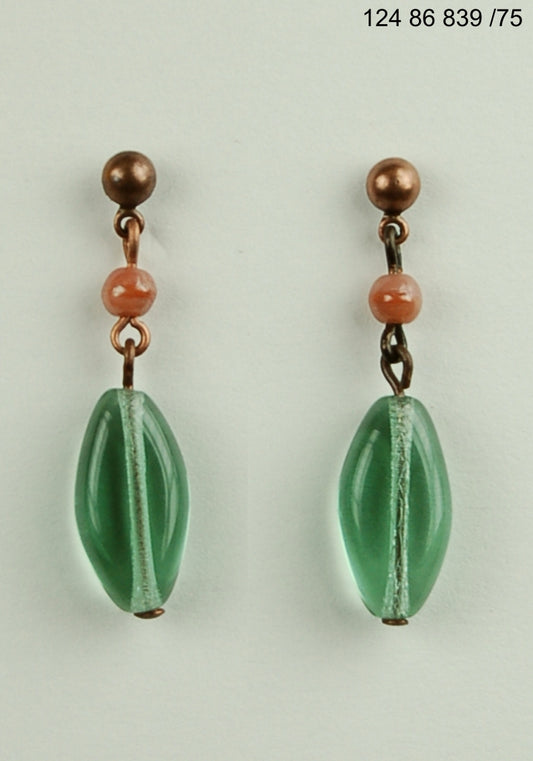 3 pcs Jewelry piece with Czech Glass Beads (OUTLET Vintage)