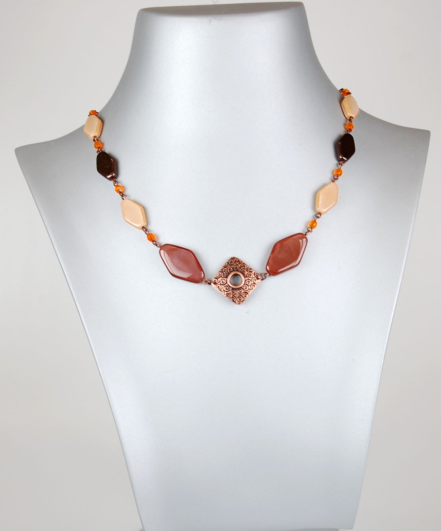 3 pcs Jewelry piece with Czech Glass Beads (OUTLET Vintage)