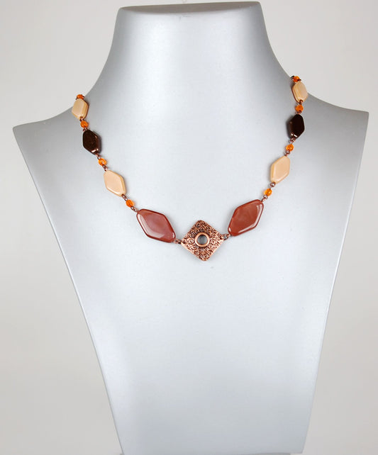 3 pcs Jewelry piece with Czech Glass Beads (OUTLET Vintage)