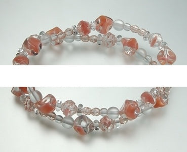 3 pcs Jewelry piece with Czech Glass Beads (OUTLET Vintage)