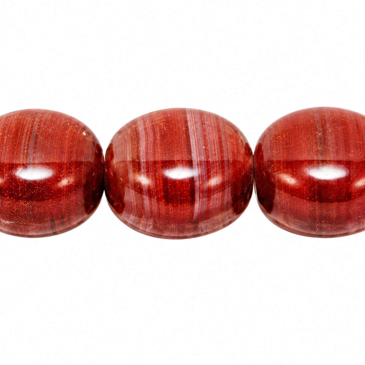 Oval Pressed Beads, X2431 (x2431), Glass, Czech Republic