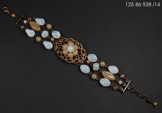 3 pcs Jewelry piece with Czech Glass Beads (OUTLET Vintage)