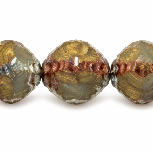 Wasp Special Cut Faceted Fire Polished Beads, X1899 Stain Strong (x1899-86805), Glass, Czech Republic