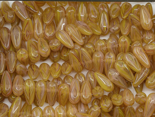 OUTLET Teardrop Beads,  mm, Glass, Czech Republic