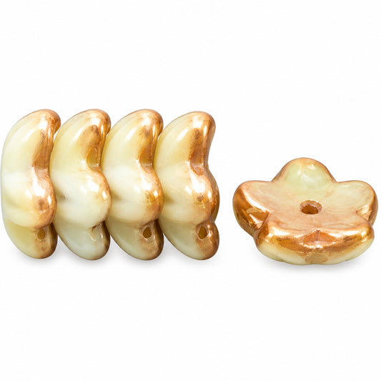 Flower Cup Beads, 83529 22501 (83529-22501), Glass, Czech Republic