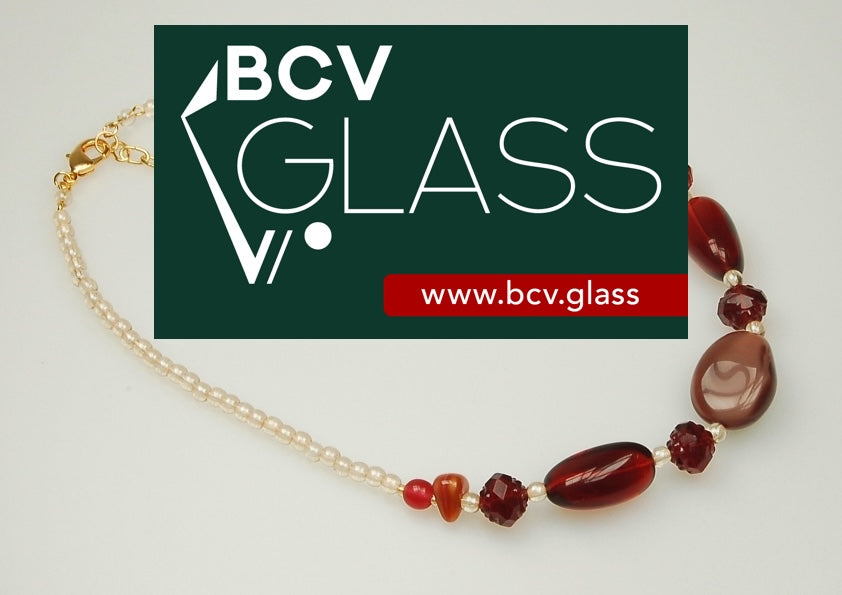 3 pcs Jewelry piece with Czech Glass Beads (OUTLET Vintage)