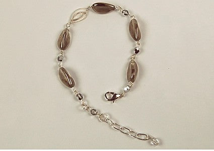 3 pcs Jewelry piece with Czech Glass Beads (OUTLET Vintage)