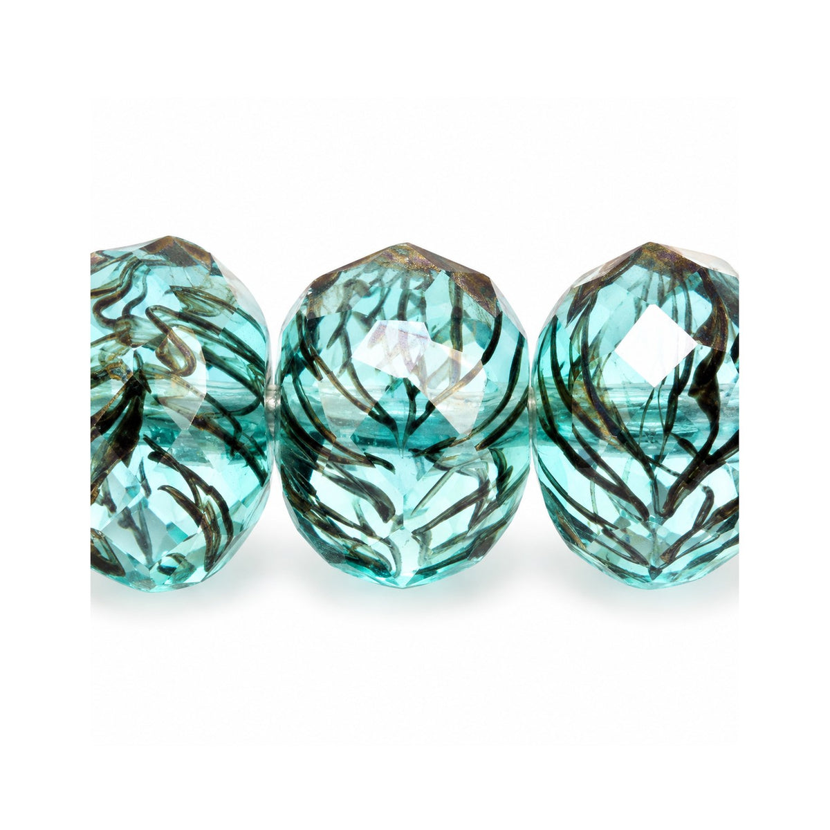 Special Cut Faceted Fire Polished Beads, 68116 (68116), Glass, Czech Republic