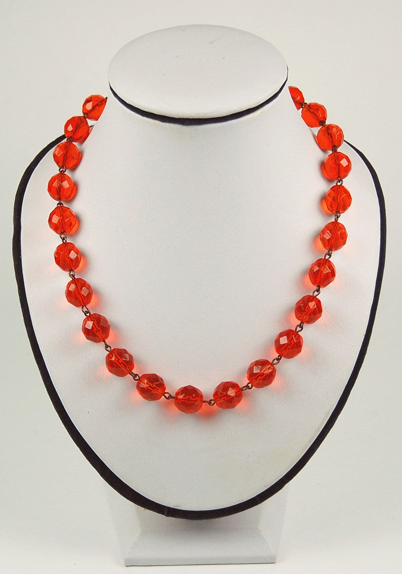 3 pcs Jewelry piece with Czech Glass Beads (OUTLET Vintage)