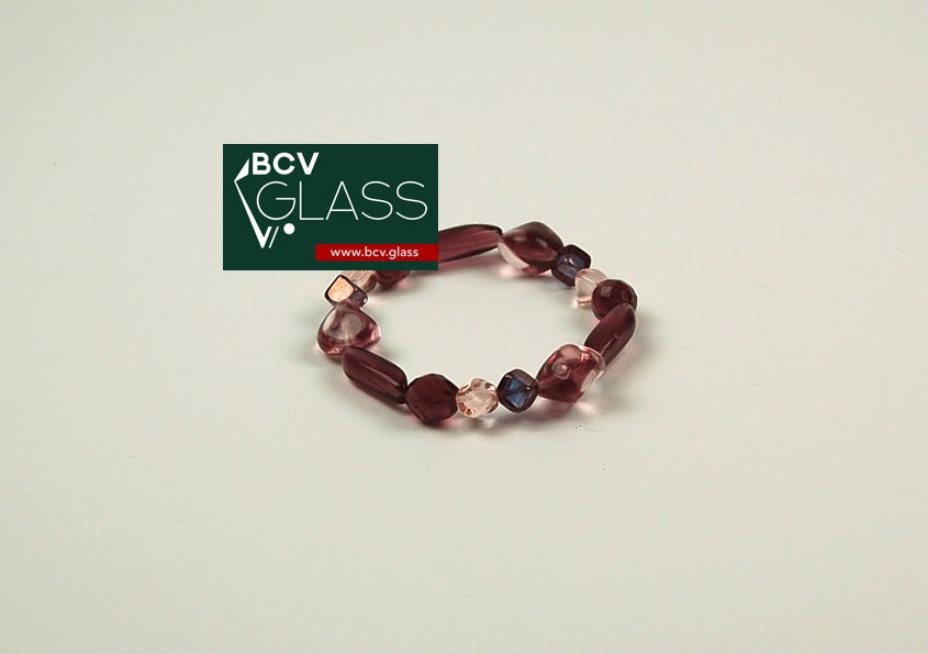 3 pcs Jewelry piece with Czech Glass Beads (OUTLET Vintage)