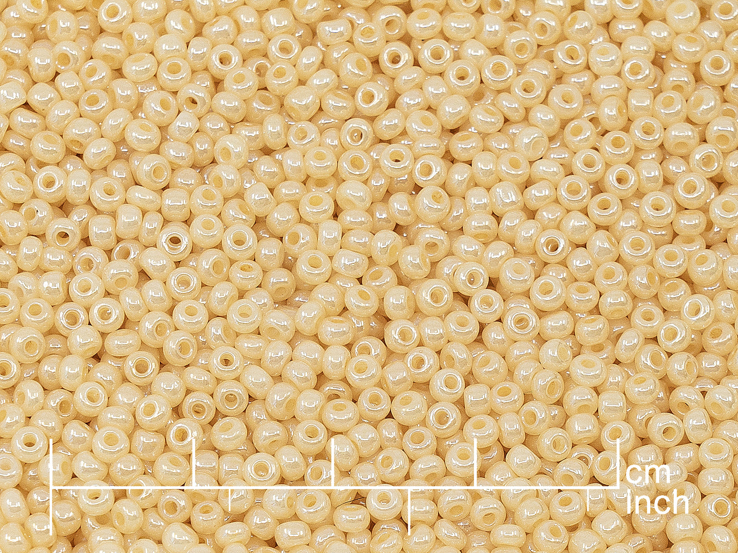 OUTLET Rocailles Seed Beads Preciosa Ornela size 9/0, Shell Beige (47112), Glass, Czech Republic