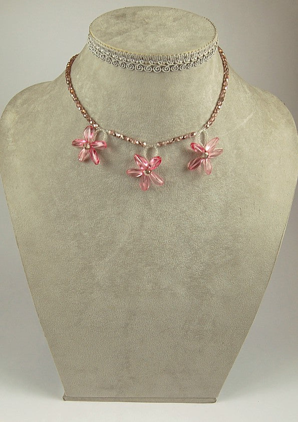 3 pcs Jewelry piece with Czech Glass Beads (OUTLET Vintage)