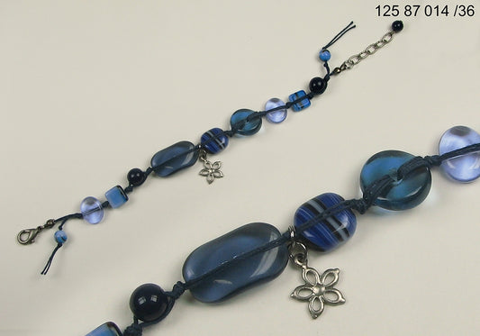 3 pcs Jewelry piece with Czech Glass Beads (OUTLET Vintage)