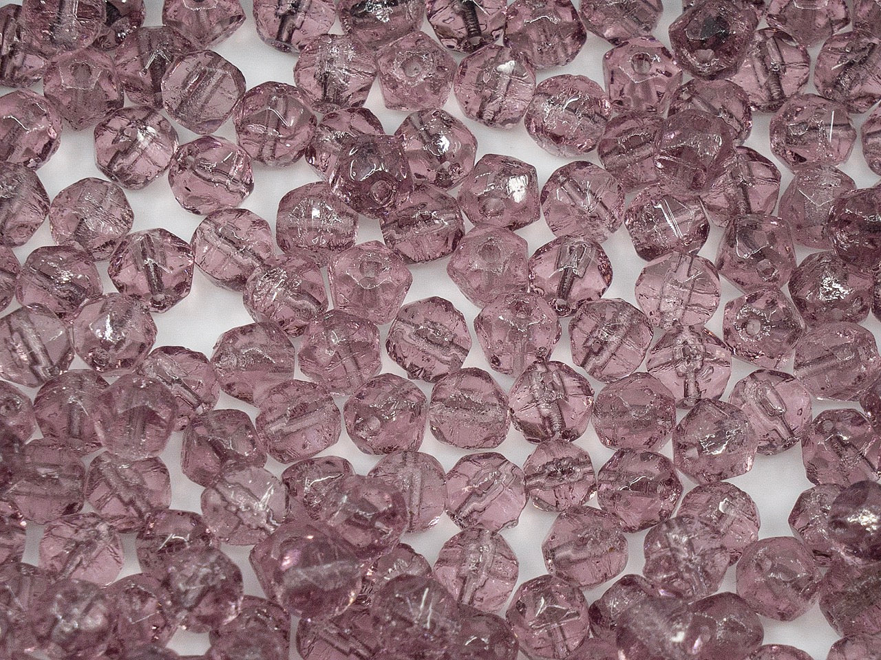 OUTLET English 切割珠，6 毫米，玻璃，捷克共和国