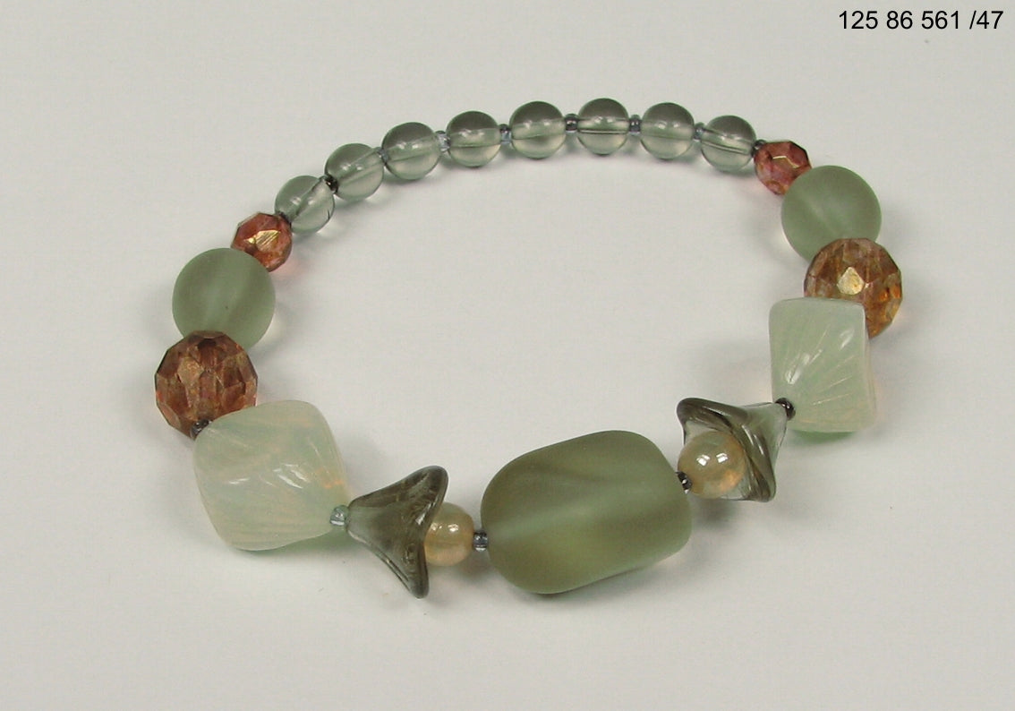 3 pcs Jewelry piece with Czech Glass Beads (OUTLET Vintage)