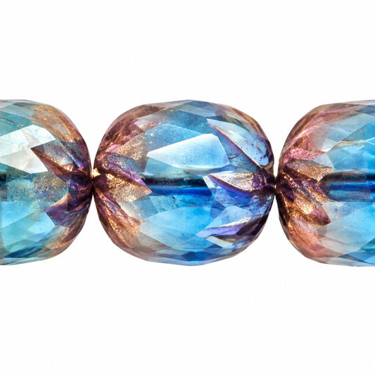 Faceted Fire Polished Beads Special Cut, X2301 Purple (x2301-15726), Glass, Czech Republic