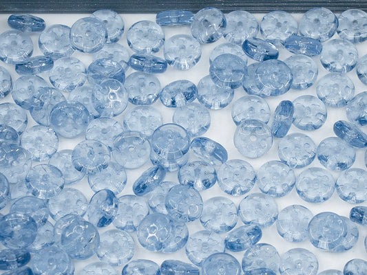 OUTLET Spacer Rondelle Pressed Beads, 6 mm, Glass, Czech Republic