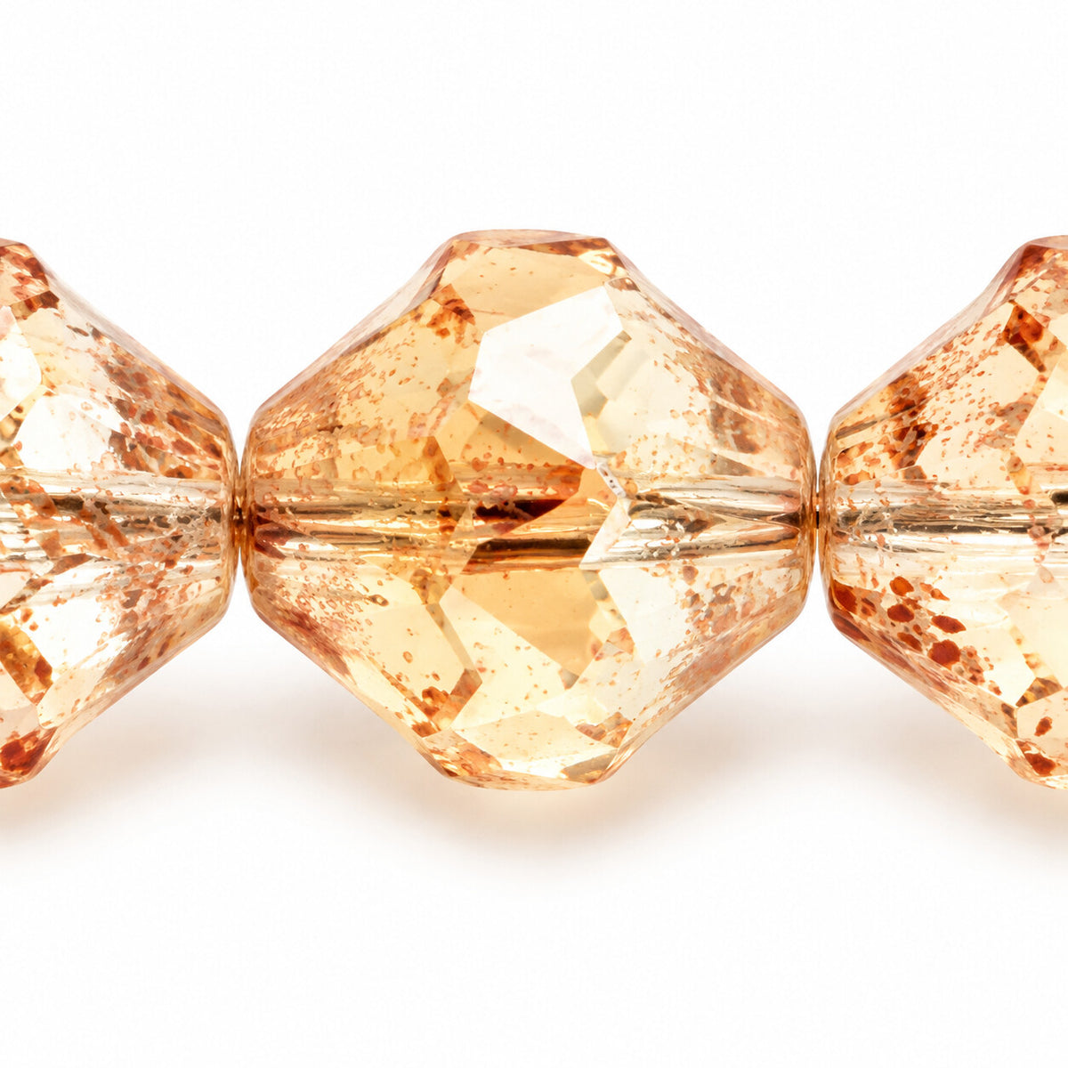 Faceted Special Cut Beads Lanterns, Crystal 22501 (00030-22501), Glass, Czech Republic