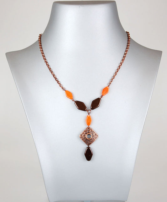 3 pcs Jewelry piece with Czech Glass Beads (OUTLET Vintage)