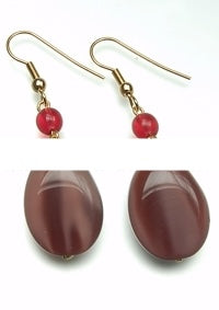 3 pcs Jewelry piece with Czech Glass Beads (OUTLET Vintage)