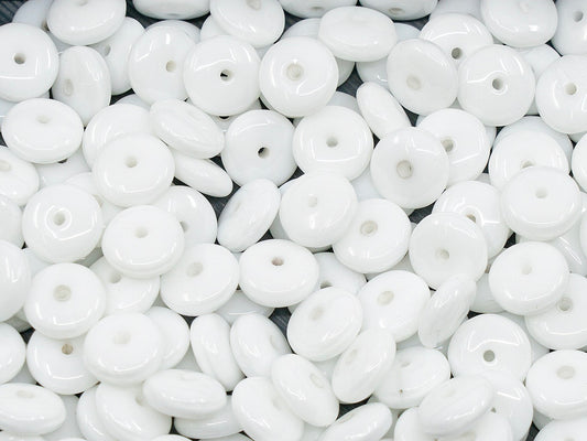 OUTLET Spacer Rondelle Pressed Beads, 6 mm, Glass, Czech Republic