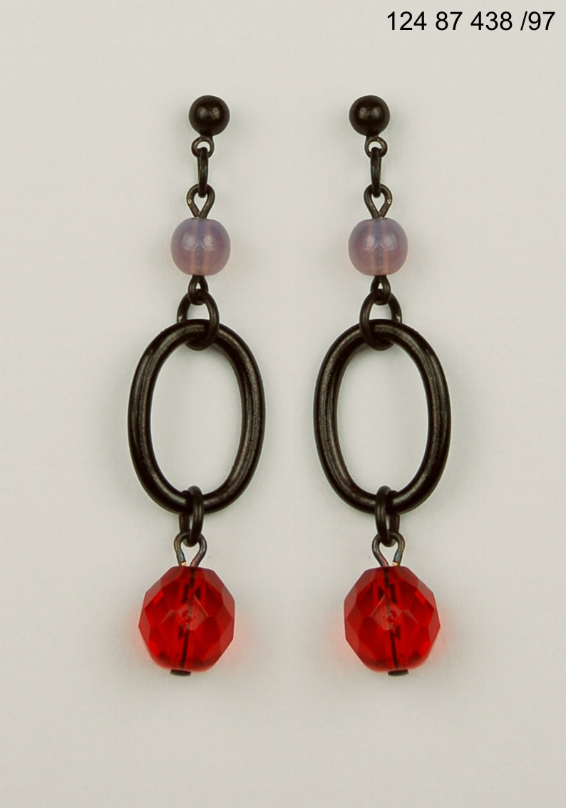 3 pcs Jewelry piece with Czech Glass Beads (OUTLET Vintage)