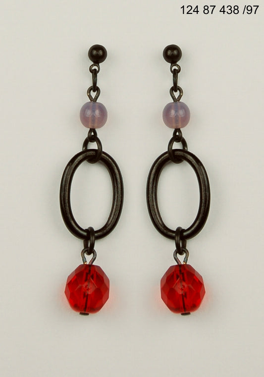 3 pcs Jewelry piece with Czech Glass Beads (OUTLET Vintage)