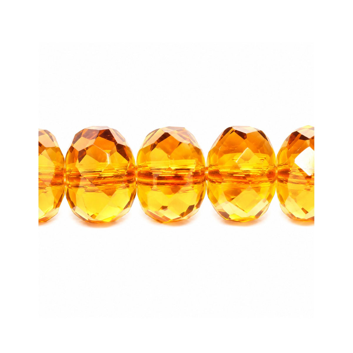 Special Cut Faceted Fire Polished Beads, Transparent Brown (10110), Glass, Czech Republic