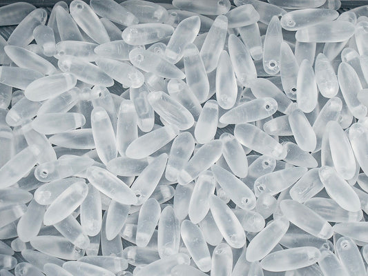 OUTLET Dagger 捷克压制玻璃珠，3x11 毫米，玻璃，捷克共和国